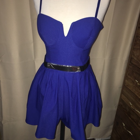 Material Girl Belted romper - Picture 1 of 5